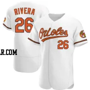 Emmanuel Rivera Men's Baltimore Orioles White Authentic Home Jersey