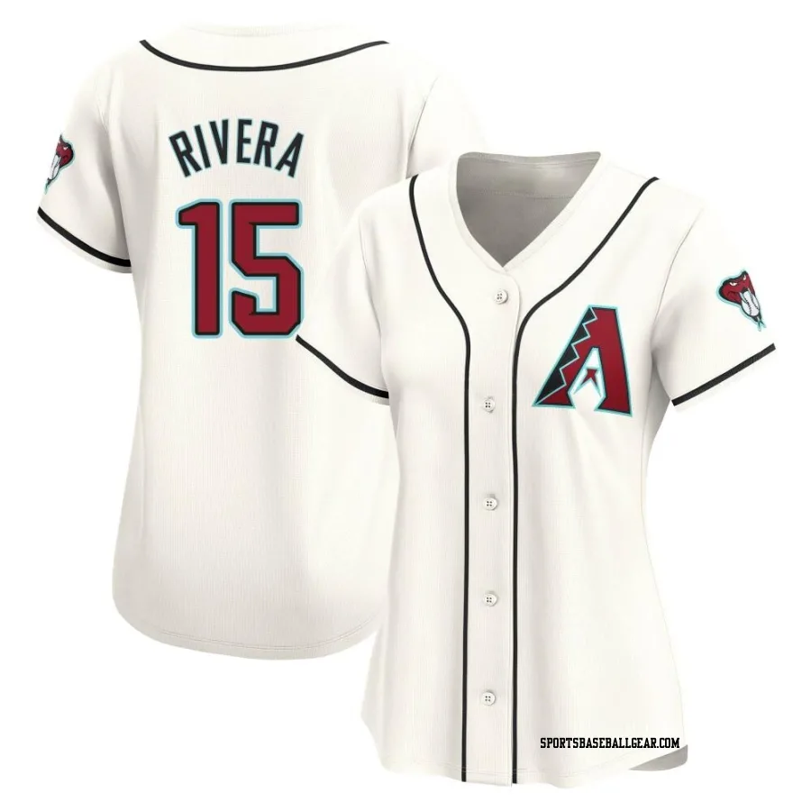 Emmanuel Rivera Women's Arizona Diamondbacks White Limited Home Jersey