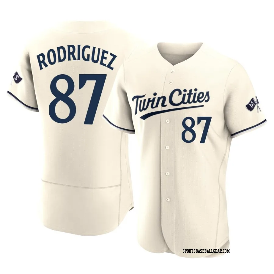 Emmanuel Rodriguez Men's Minnesota Twins Cream Authentic Alternate 2023 Jersey