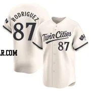 Emmanuel Rodriguez Men's Minnesota Twins Cream Limited Alternate Jersey