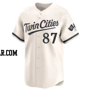 Emmanuel Rodriguez Men's Minnesota Twins Cream Limited Alternate Jersey