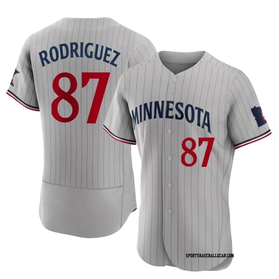 Emmanuel Rodriguez Men's Minnesota Twins Gray Authentic Road Jersey