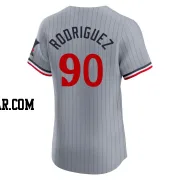 Emmanuel Rodriguez Men's Minnesota Twins Gray Elite Road Jersey