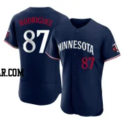 Emmanuel Rodriguez Men's Minnesota Twins Navy Authentic Alternate Jersey