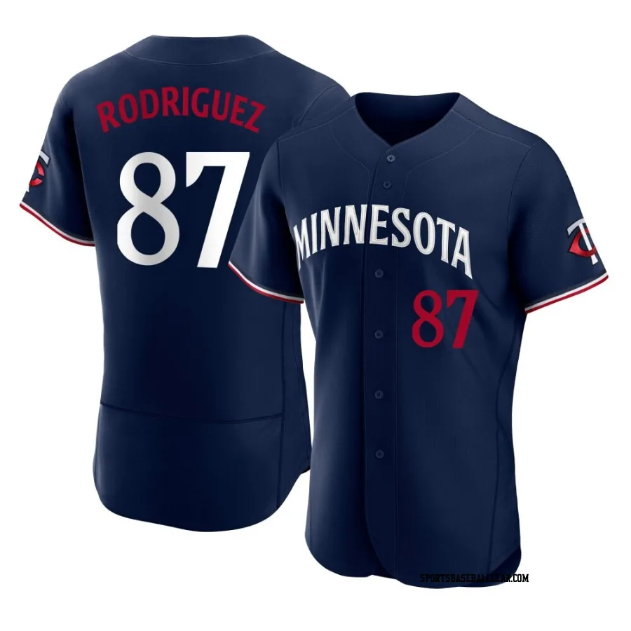 Emmanuel Rodriguez Men's Minnesota Twins Navy Authentic Alternate Jersey