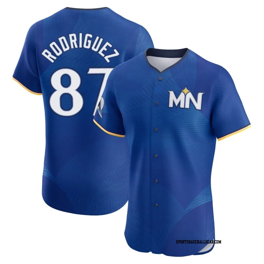 Emmanuel Rodriguez Men's Minnesota Twins Royal Elite 2024 City Connect Jersey