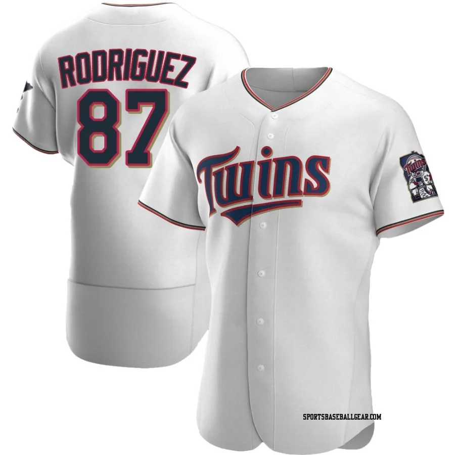 Emmanuel Rodriguez Men's Minnesota Twins White Authentic Home Jersey