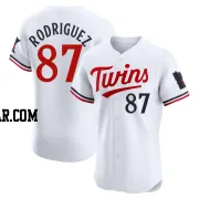 Emmanuel Rodriguez Men's Minnesota Twins White Elite Home Jersey