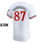 Emmanuel Rodriguez Men's Minnesota Twins White Elite Home Jersey