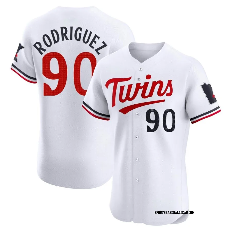 Emmanuel Rodriguez Men's Minnesota Twins White Elite Home Jersey