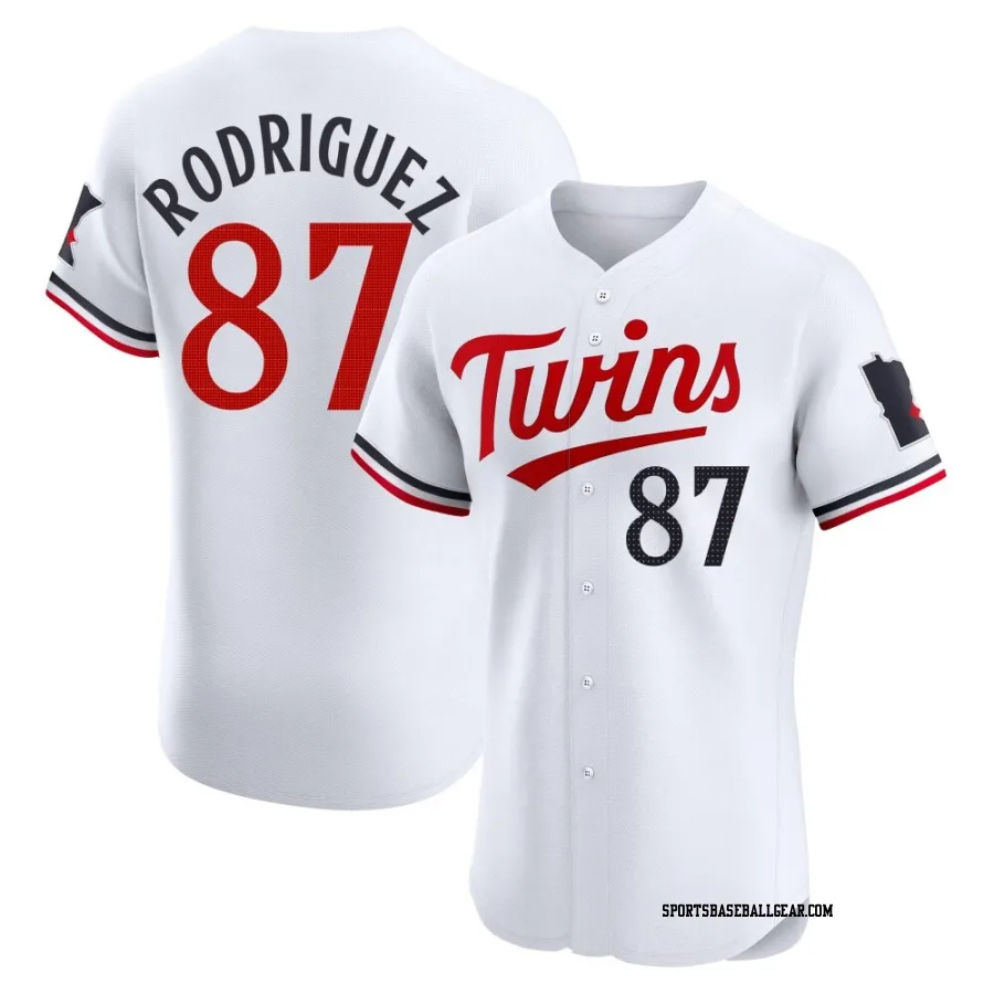 Emmanuel Rodriguez Men's Minnesota Twins White Elite Home Jersey