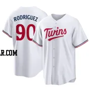 Emmanuel Rodriguez Men's Minnesota Twins White Replica Home Jersey