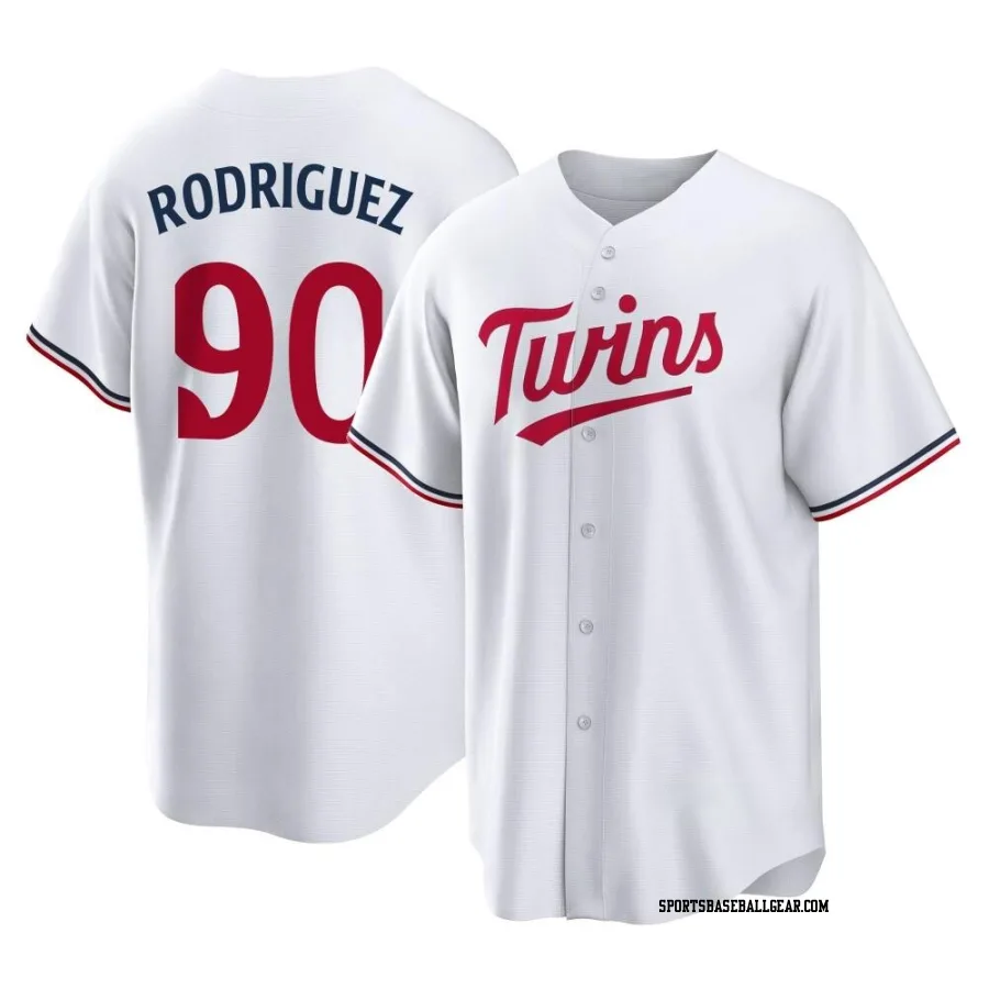 Emmanuel Rodriguez Men's Minnesota Twins White Replica Home Jersey