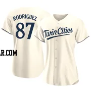 Emmanuel Rodriguez Women's Minnesota Twins Cream Authentic Alternate Jersey