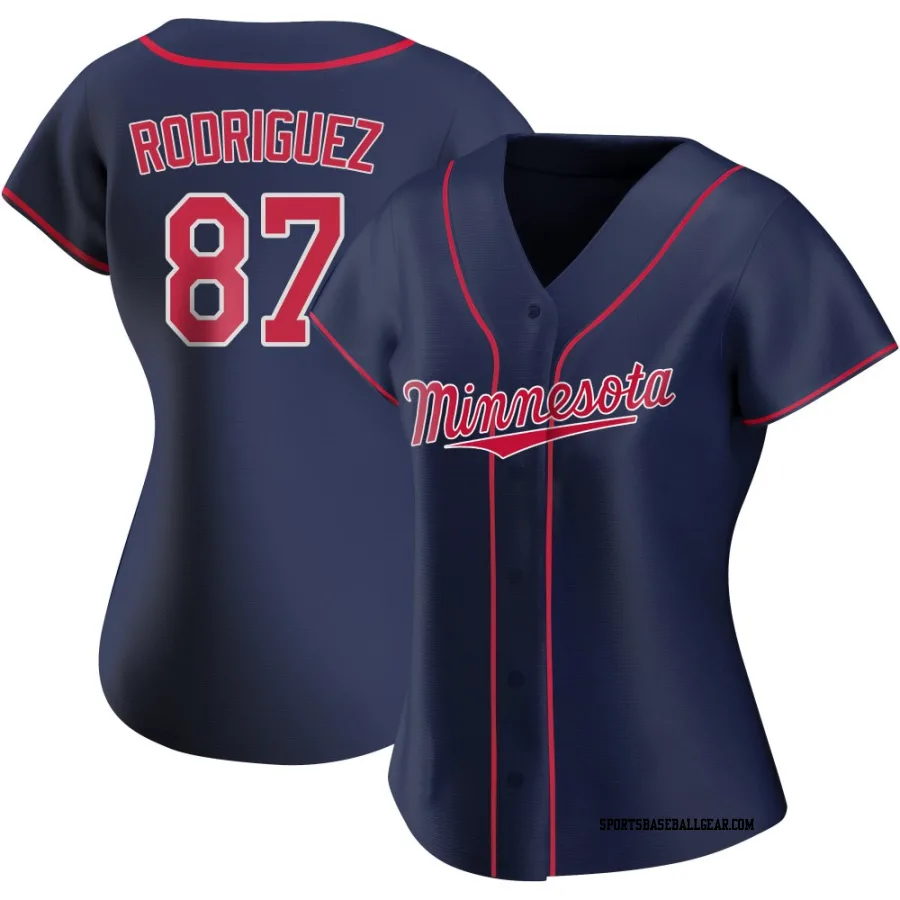 Emmanuel Rodriguez Women's Minnesota Twins Navy Authentic Alternate Team Jersey