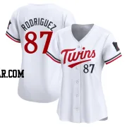 Emmanuel Rodriguez Women's Minnesota Twins White Limited Home Jersey