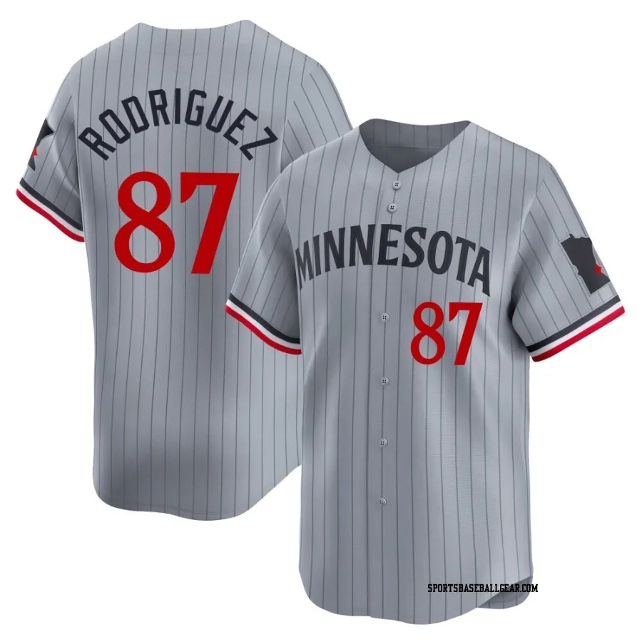 Emmanuel Rodriguez Youth Minnesota Twins Gray Limited Road Jersey