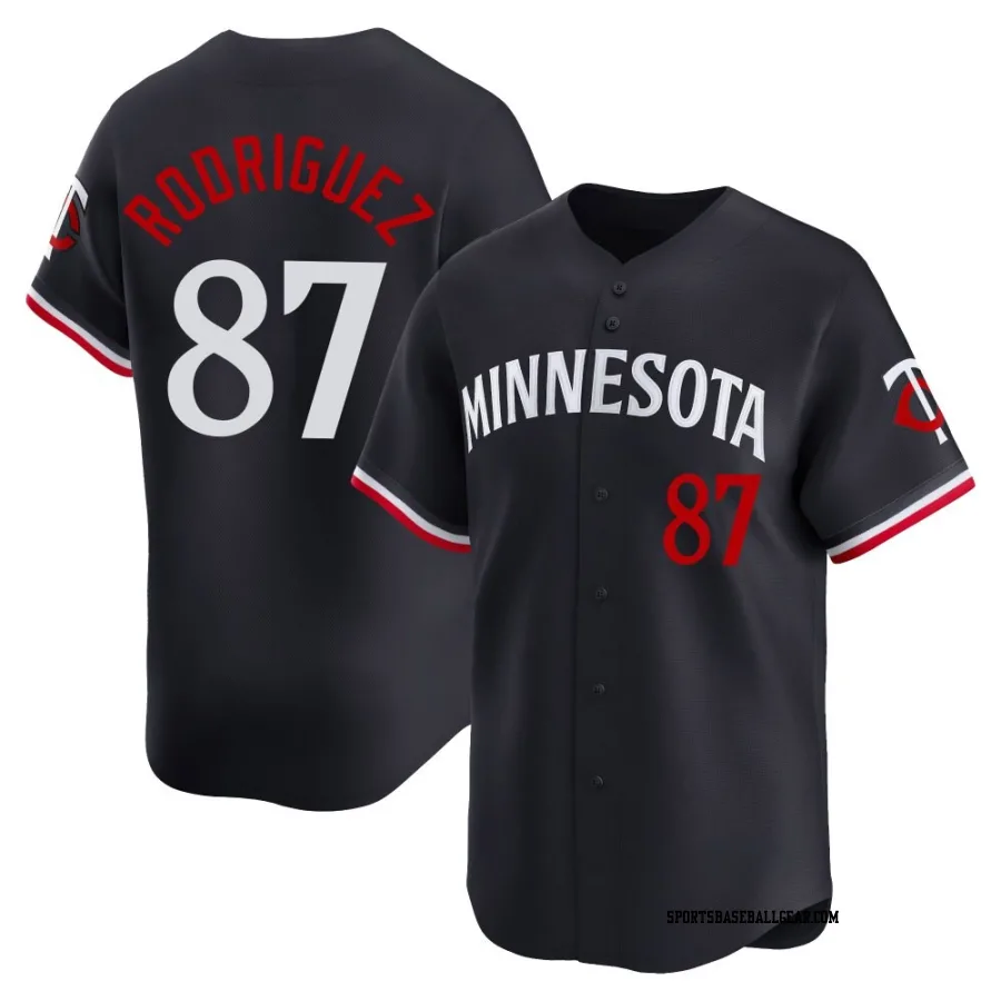 Emmanuel Rodriguez Youth Minnesota Twins Navy Limited Alternate Jersey