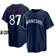 Emmanuel Rodriguez Youth Minnesota Twins Navy Replica Alternate Jersey