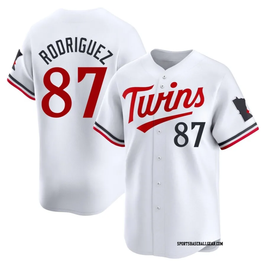 Emmanuel Rodriguez Youth Minnesota Twins White Limited Home Jersey