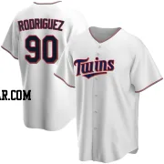 Emmanuel Rodriguez Youth Minnesota Twins White Replica Home Jersey