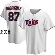 Emmanuel Rodriguez Youth Minnesota Twins White Replica Home Jersey