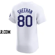 Emmet Sheehan Men's Los Angeles Dodgers White Elite Home Jersey