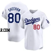 Emmet Sheehan Men's Los Angeles Dodgers White Limited Home Jersey