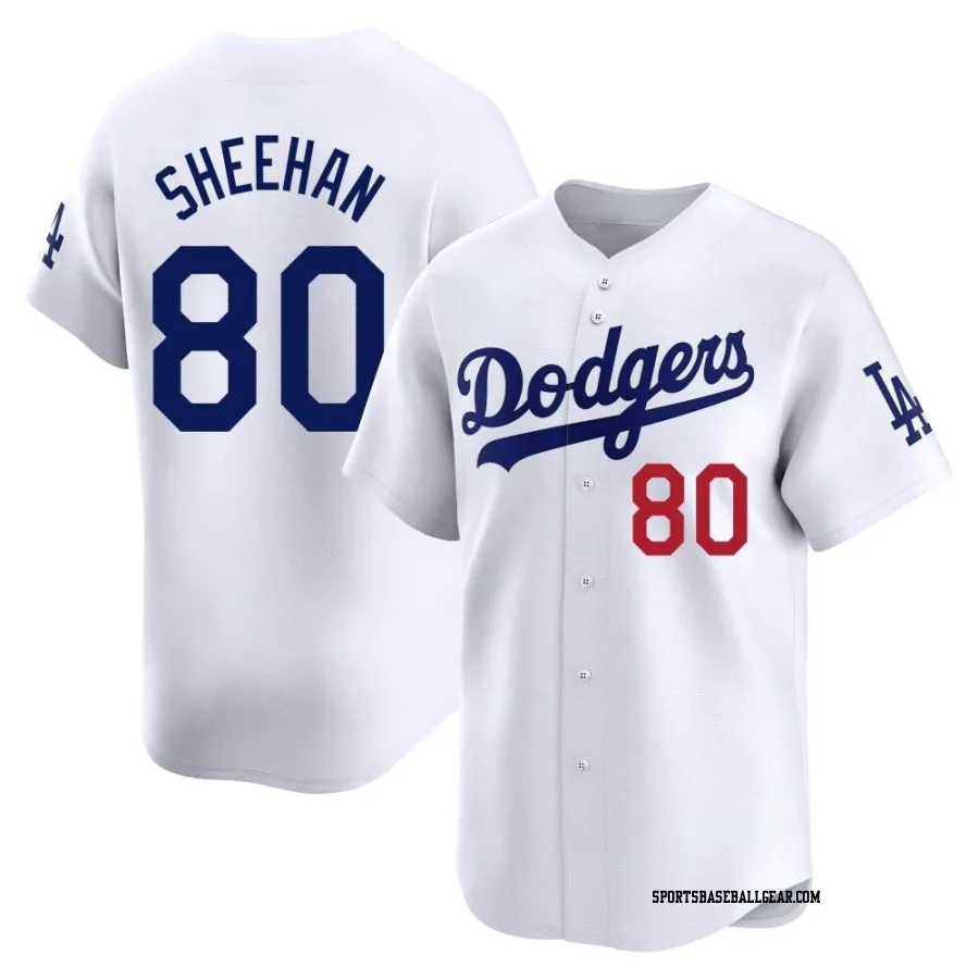 Emmet Sheehan Youth Los Angeles Dodgers White Limited Home Jersey