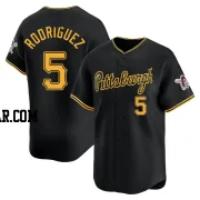 Endy Rodriguez Men's Pittsburgh Pirates Black Limited Alternate Jersey