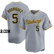 Endy Rodriguez Men's Pittsburgh Pirates Gray Limited Away Jersey