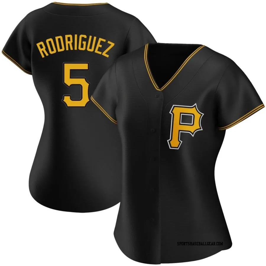 Endy Rodriguez Women's Pittsburgh Pirates Black Authentic Alternate Jersey