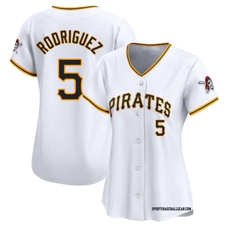 Endy Rodriguez Women's Pittsburgh Pirates White Limited Home Jersey