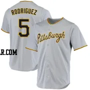 Endy Rodriguez Youth Pittsburgh Pirates Gray Replica Road Jersey