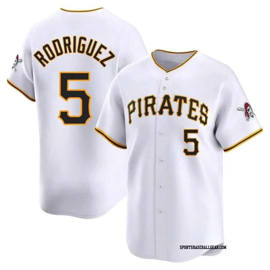 Endy Rodriguez Youth Pittsburgh Pirates White Limited Home Jersey