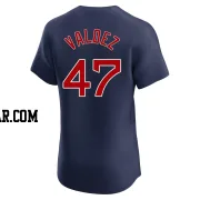 Enmanuel Valdez Men's Boston Red Sox Navy Elite Alternate Jersey