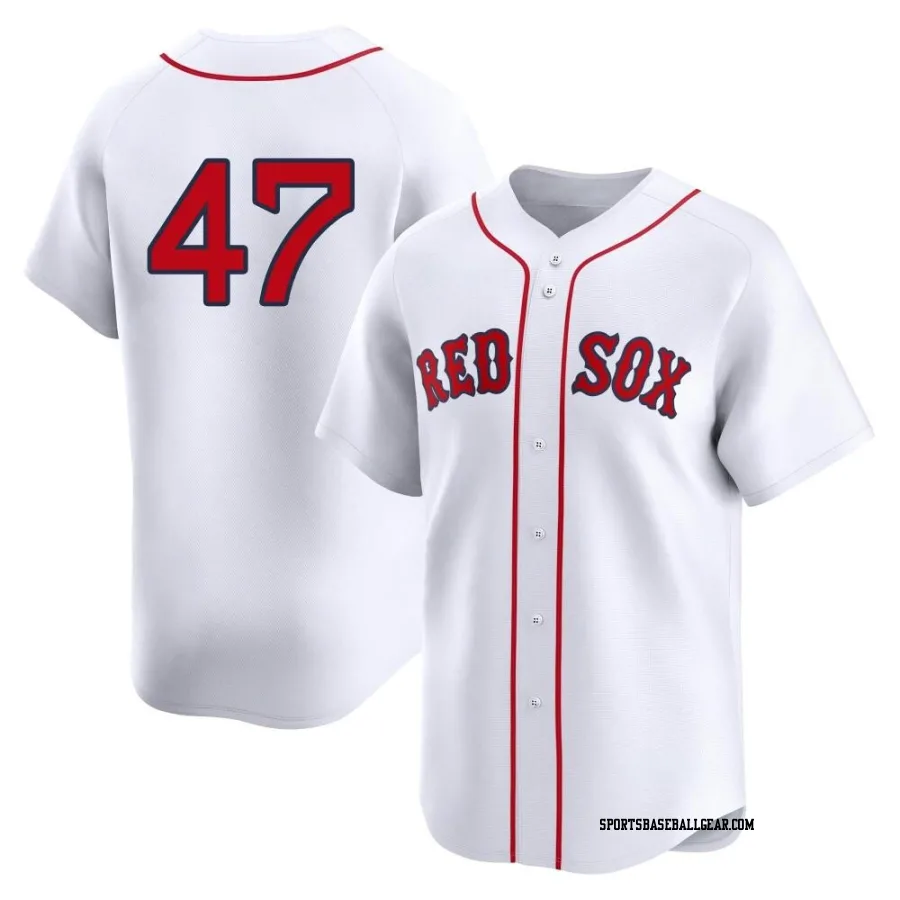 Enmanuel Valdez Men's Boston Red Sox White Limited 2nd Home Jersey