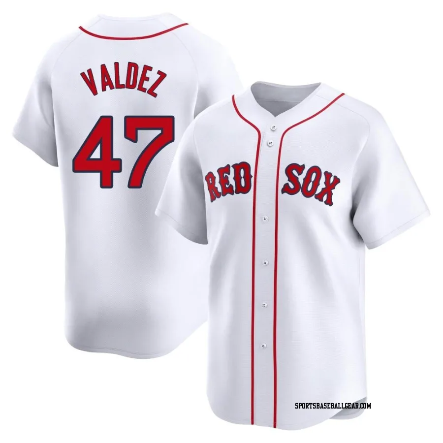 Enmanuel Valdez Men's Boston Red Sox White Limited Home Jersey