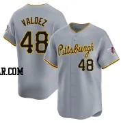 Enmanuel Valdez Men's Pittsburgh Pirates Gray Limited Away Jersey