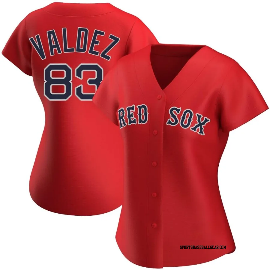 Enmanuel Valdez Women's Boston Red Sox Red Replica Alternate Jersey