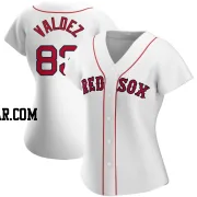 Enmanuel Valdez Women's Boston Red Sox White Authentic Home Jersey