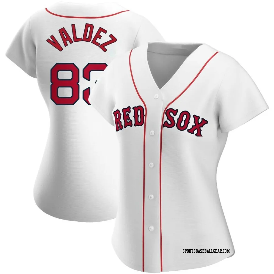 Enmanuel Valdez Women's Boston Red Sox White Authentic Home Jersey