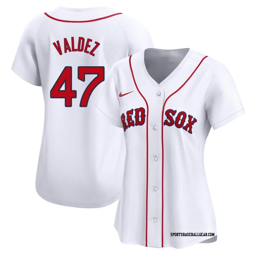 Enmanuel Valdez Women's Boston Red Sox White Limited Home Jersey