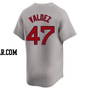 Enmanuel Valdez Youth Boston Red Sox Gray Limited Away Jersey