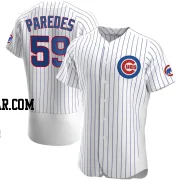 Enoli Paredes Men's Chicago Cubs White Authentic Home Jersey