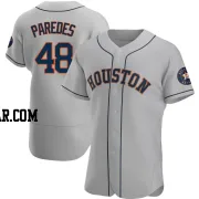 Enoli Paredes Men's Houston Astros Gray Authentic Road Jersey