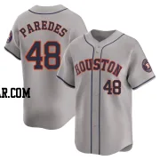 Enoli Paredes Men's Houston Astros Gray Limited Away Jersey