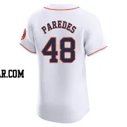 Enoli Paredes Men's Houston Astros White Elite Home Jersey