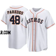 Enoli Paredes Men's Houston Astros White Replica 2022 World Series Home Jersey