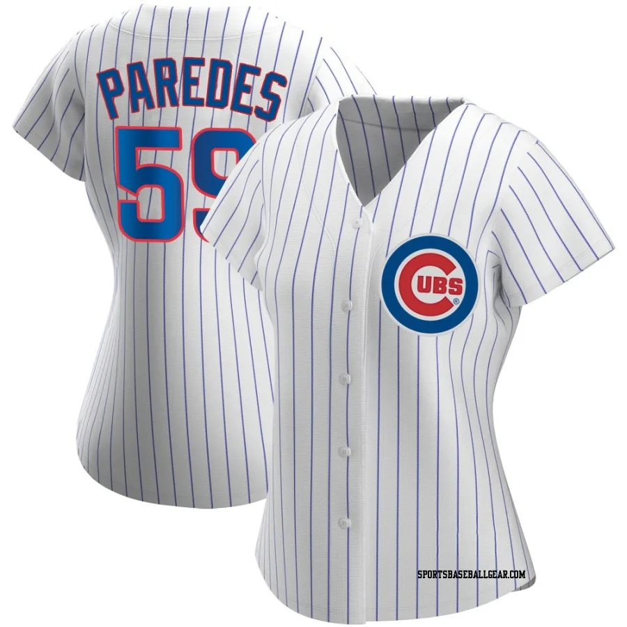 Enoli Paredes Women's Chicago Cubs White Replica Home Jersey